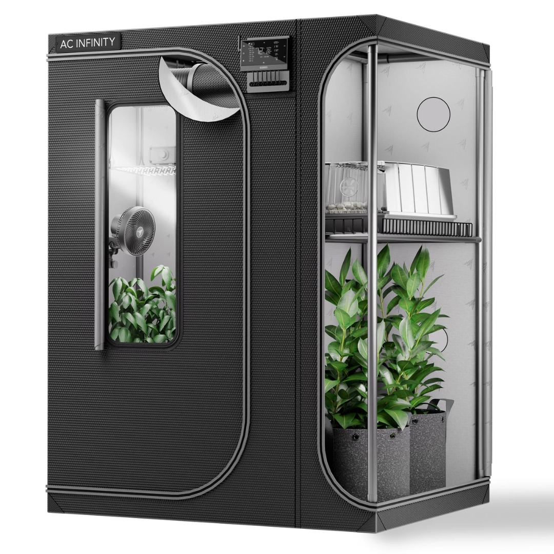 AC Infinity CLOUDLAB 864D, 2-in-1 Advance Grow Tent 5x4, Thickest Poles and Canvas 60" x 48" x 80"