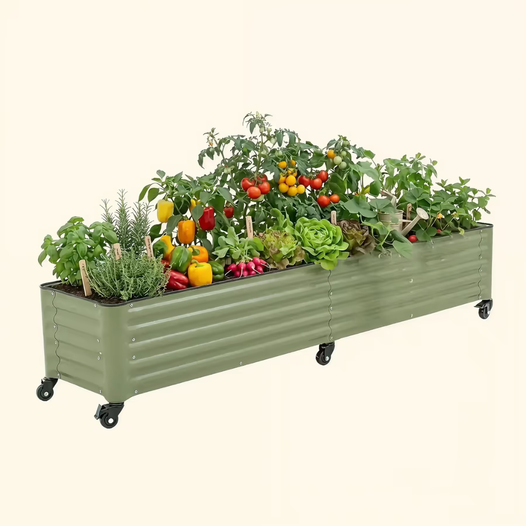 Vego Classic Rolling Garden Bed - 1.75' x 8'