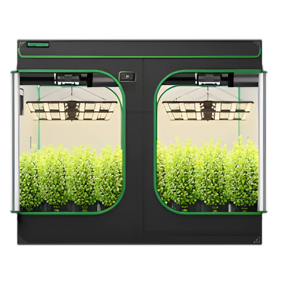 Vivosun Smart Grow Tent Kit 8x8 Complete Indoor Grow System with Smart Controller, Full-Spectrum LED Grow Light & Ventilation Automation System, 1680D Mylar Tent 96"x96"x80"