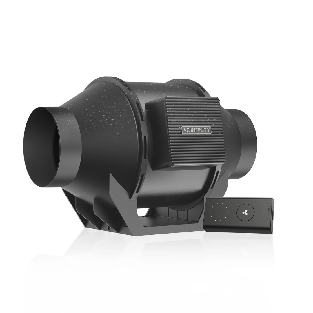 AC Infinity CLOUDLINE H4, Humidity-Proof Inline Fan 4" with Speed Controller