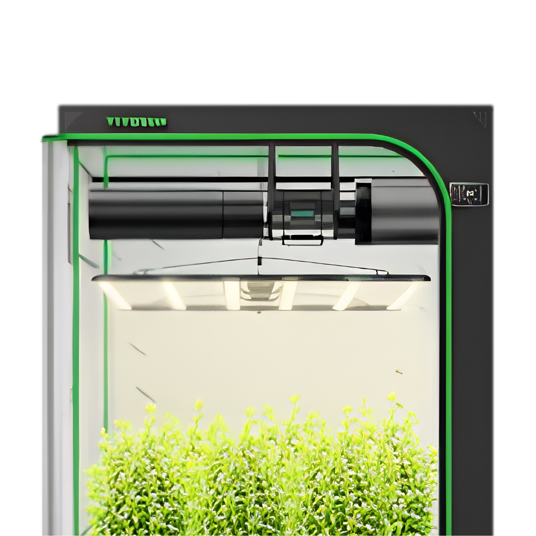 Vivosun Smart Grow Tent Kit 5x5 Complete Indoor Grow System with Smart Controller, Full-Spectrum LED Grow Light & Ventilation Automation System, 1680D Mylar Tent 60"x60"x80"