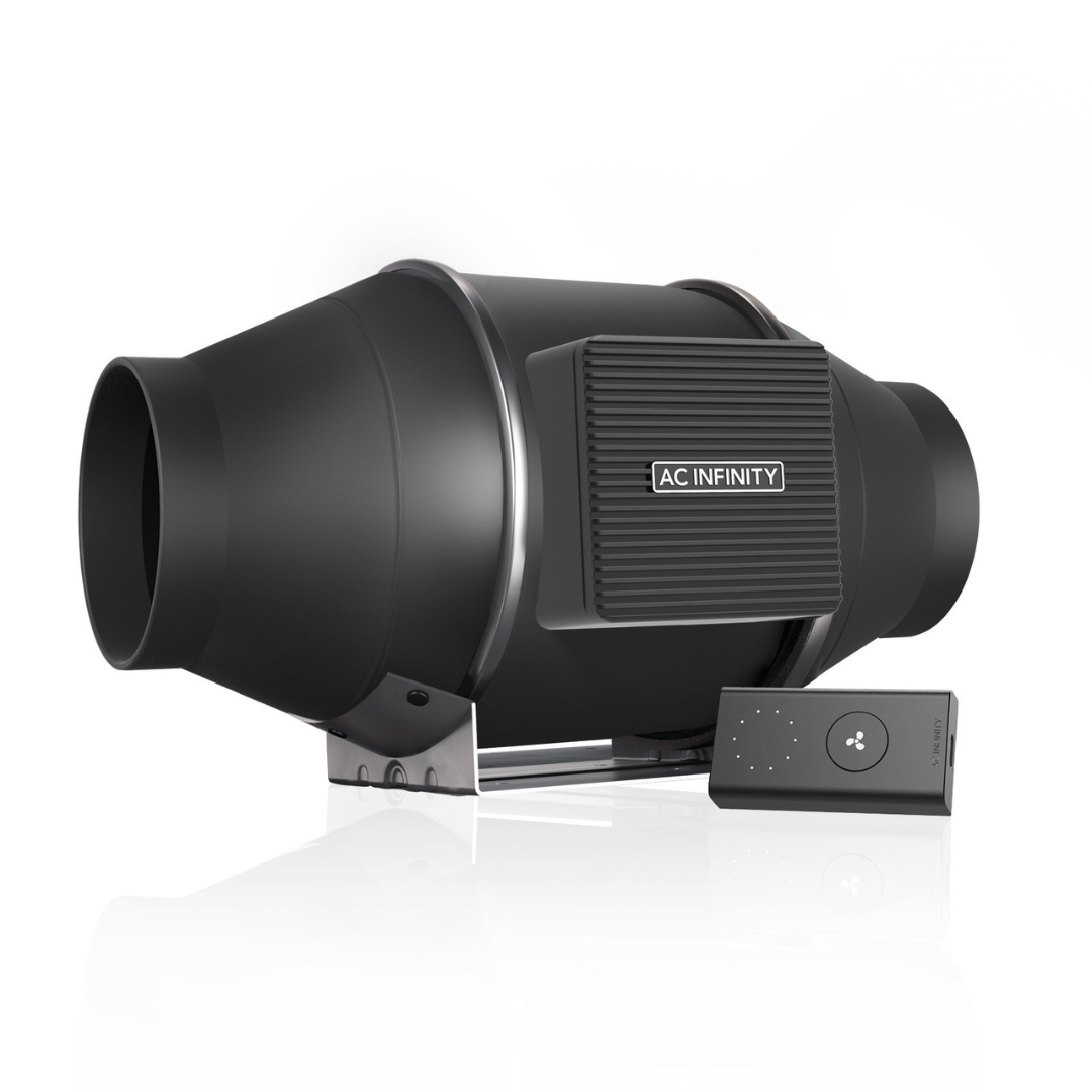 AC Infinity CLOUDLINE S4, Quiet Inline Fan 4" with Speed Controller