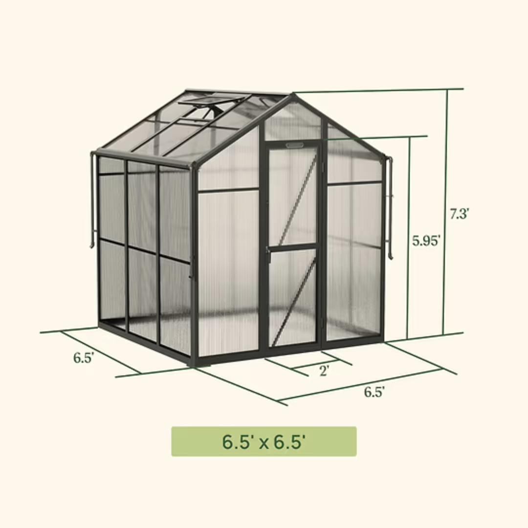 Vego Junior Victorian Greenhouse - 6.5ft Wide