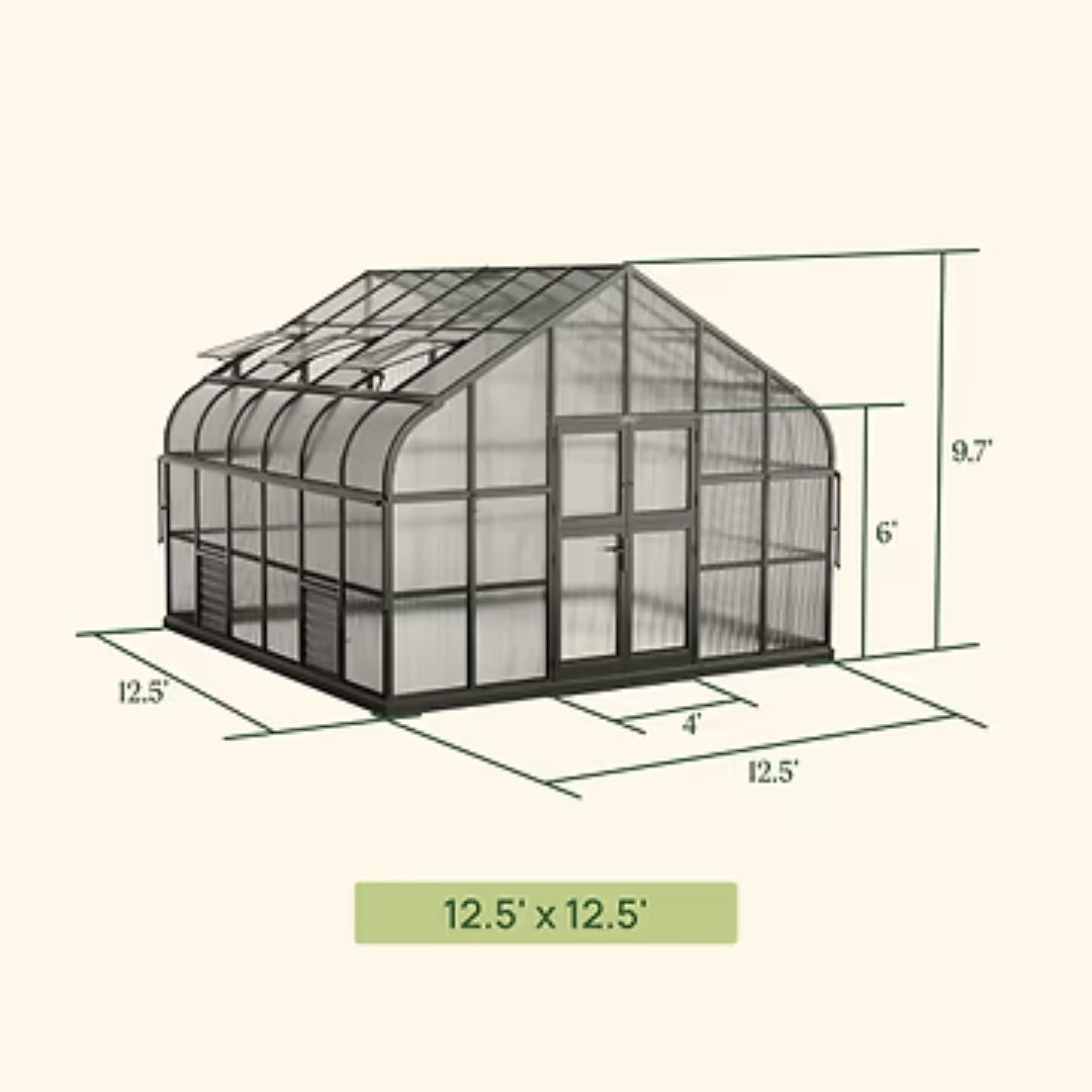 Vego Grand Pacific Greenhouse - 12.5ft Wide
