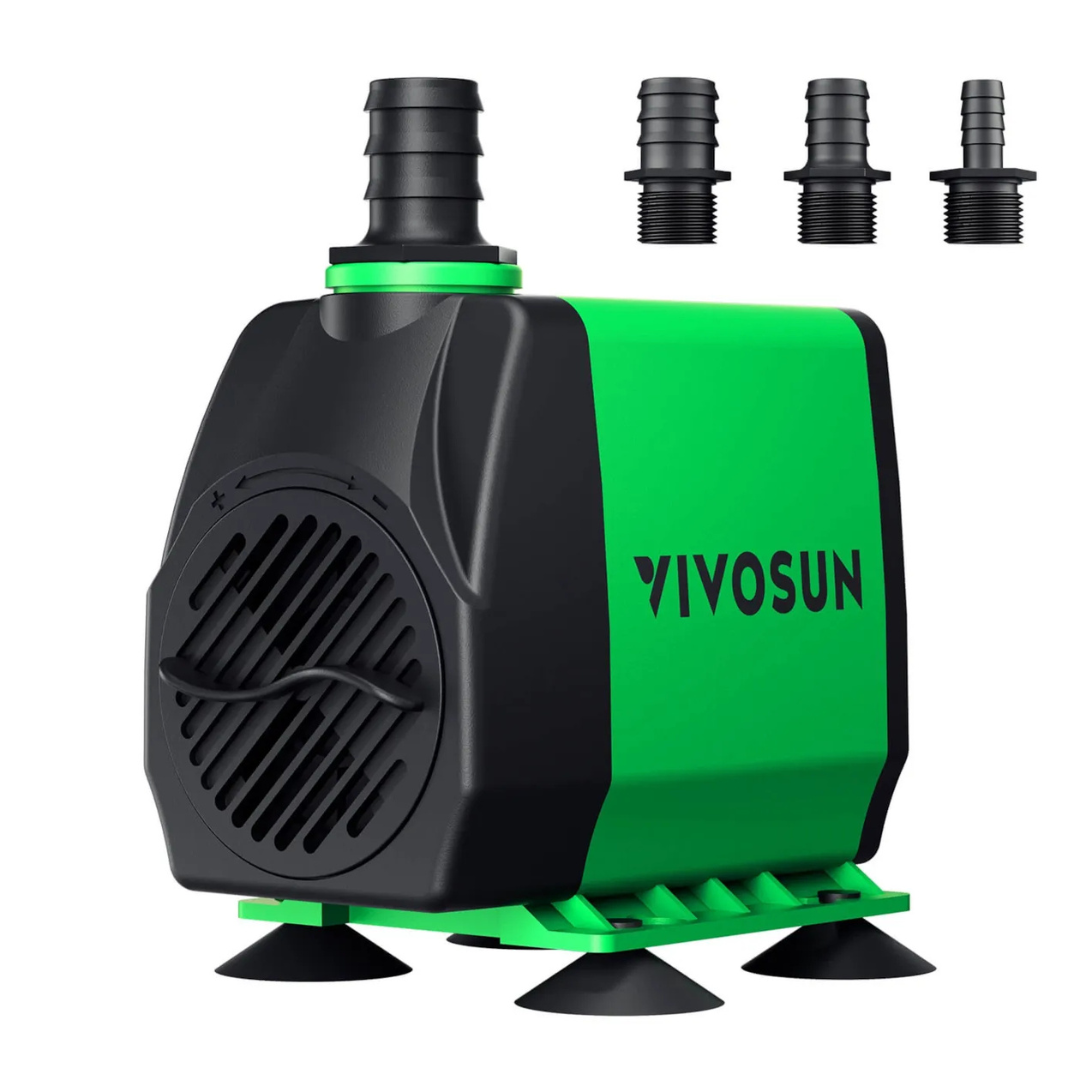 Vivosun 800GPH Submersible Pump(3000L/H, 24W)