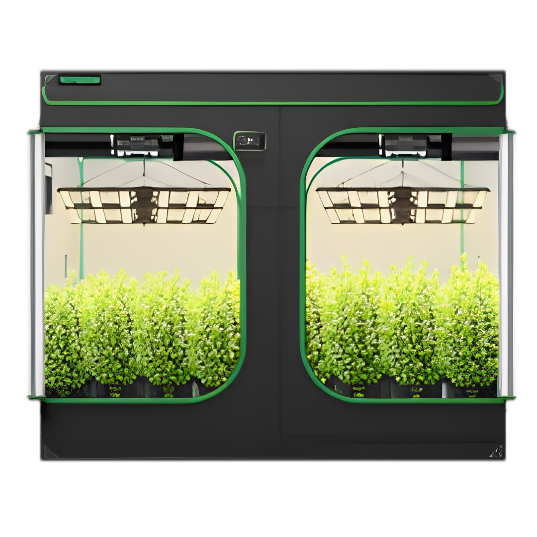 Vivison Smart Grow Tent Kit 10x5 Complete Indoor Grow System with Smart Controller, Full-Spectrum LED Grow Light & Ventilation Automation System, 1680D Mylar Tent 120"x60"x80"