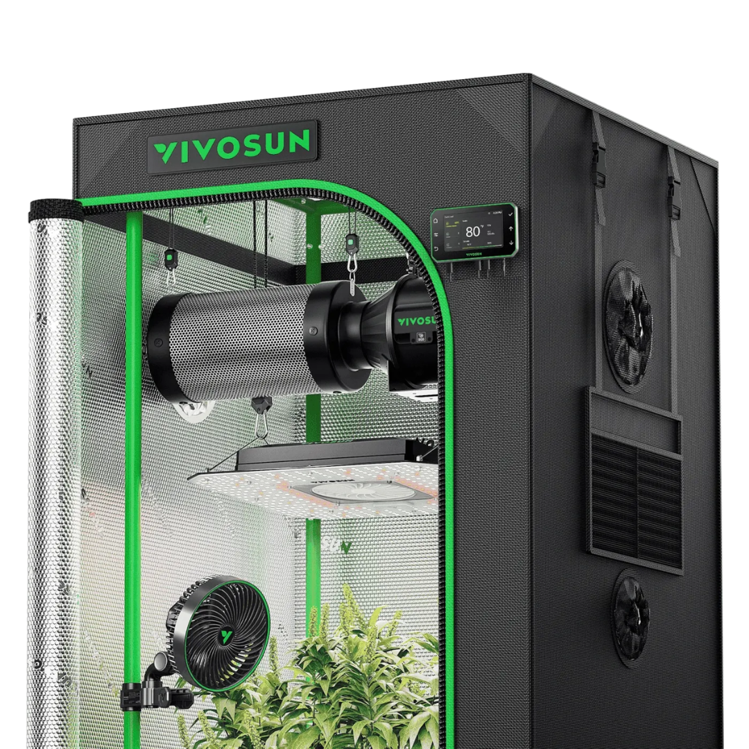 VIVOSUN Smart Grow Tent Kit PRO Indoor Grow System with Tunable Spectrum LED Light and Smart GrowHub Automation