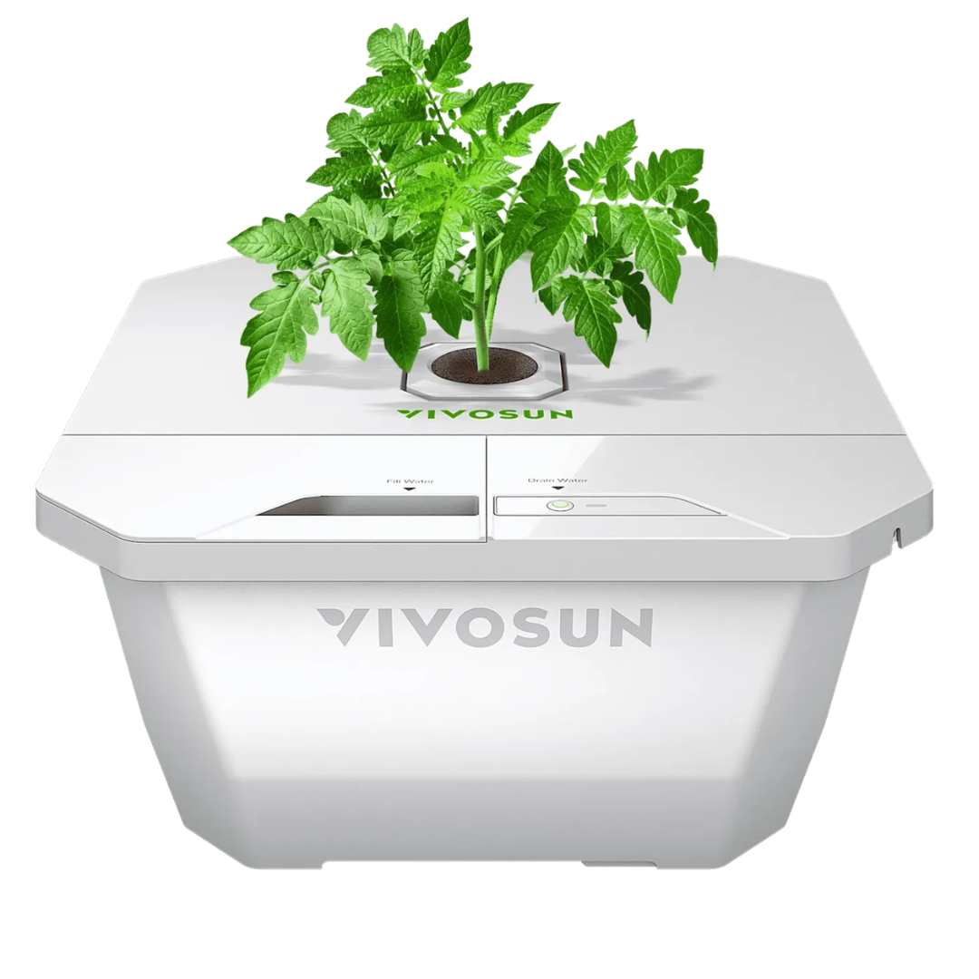Vivosun VGrow DWC Hydroponics Growing System Kit for VGrow Smart Grow Box, 4-Gallon Deep Water Culture with Air Stones and Rapid Rooters, Not Compatible with E42A+
