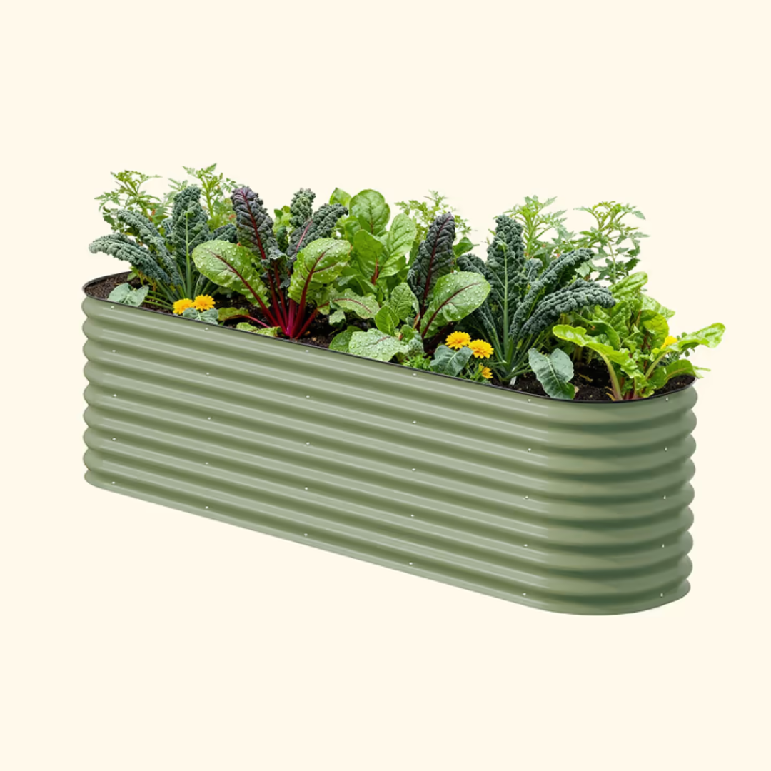 Vego 26" Tall 9 In 1 Large Modular Metal Raised Garden Bed Kit