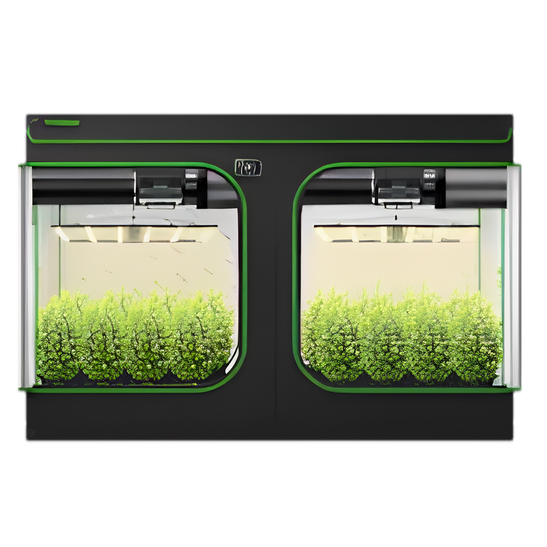 Vivosun Smart Grow Tent Kit 10x5 Complete Indoor Grow System with Smart Controller, Full-Spectrum LED Grow Light & Ventilation Automation System, 1680D Mylar Tent 120"x60"x80"
