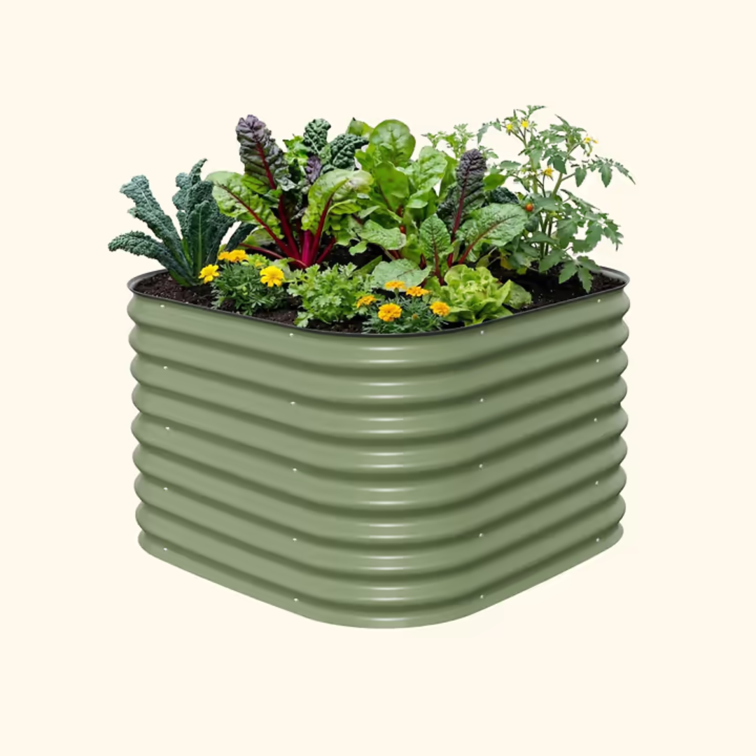 Vego 26" Tall 4 In 1 Small Modular Metal Raised Garden Bed Kit