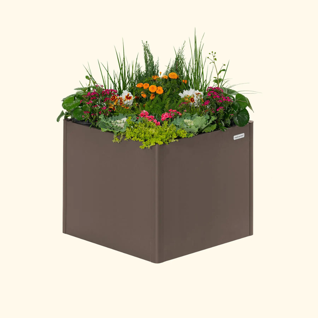 Vego 32" Extra Tall Modern Pro 42" x 42" Metal Raised Garden Bed