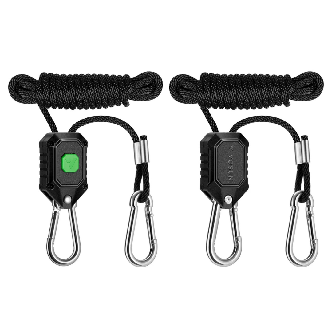 Vivosun LED Grow Light Adjustable Hanger 1/8 Inch, 150 lbs/pair Weight Capacity