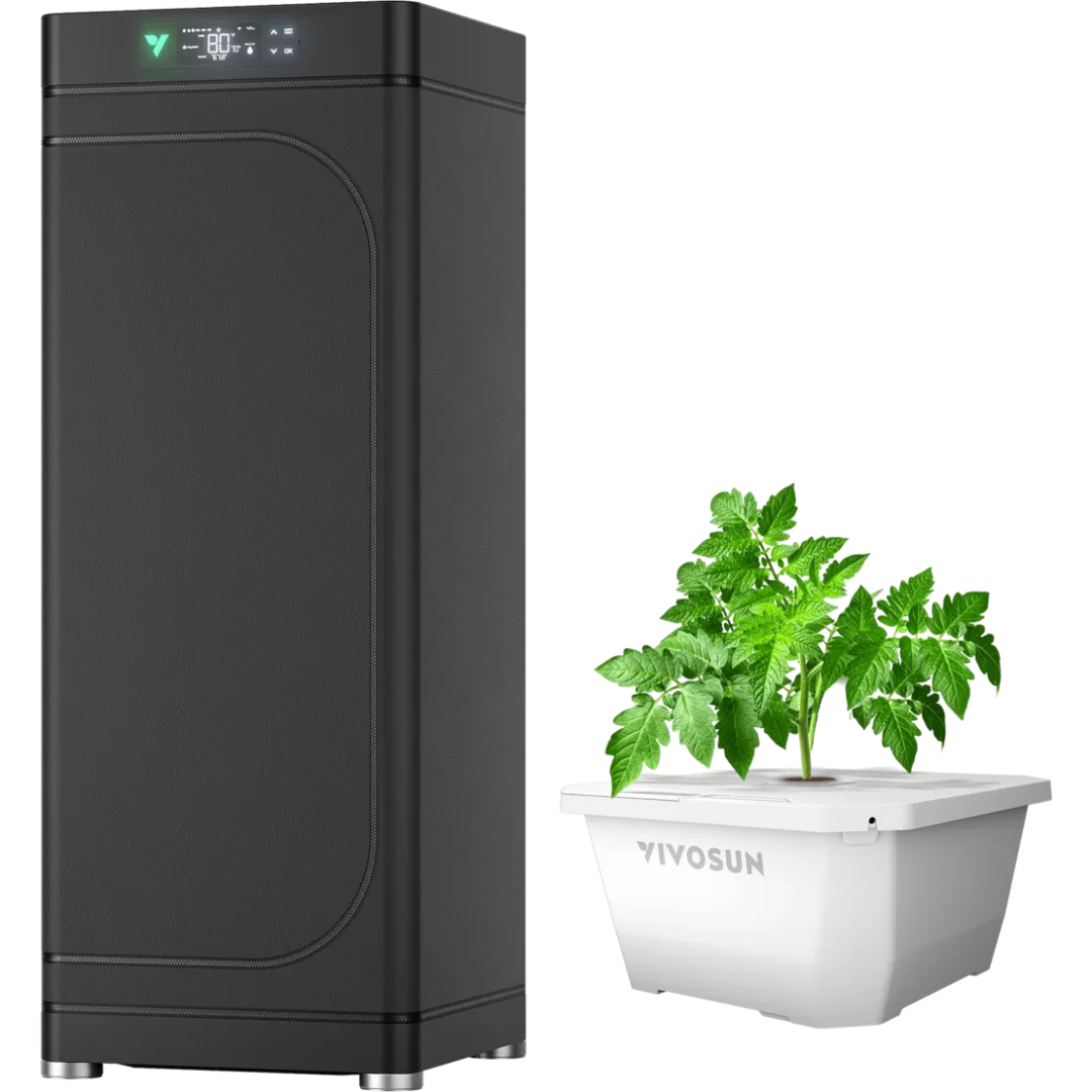 Vivosun VGrow Y18 Smart Box & DWC Hydroponics Growing System Kit, Smart Indoor Gardening with Automated Plant Growing