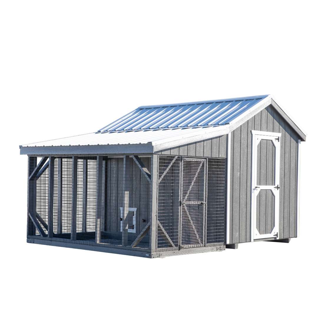 Bird in Hand 10×14 A-Frame Combination Chicken Coop