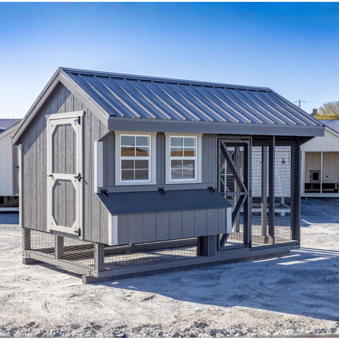 Bird-in-Hand 7×12 Quaker Combination Chicken Coop