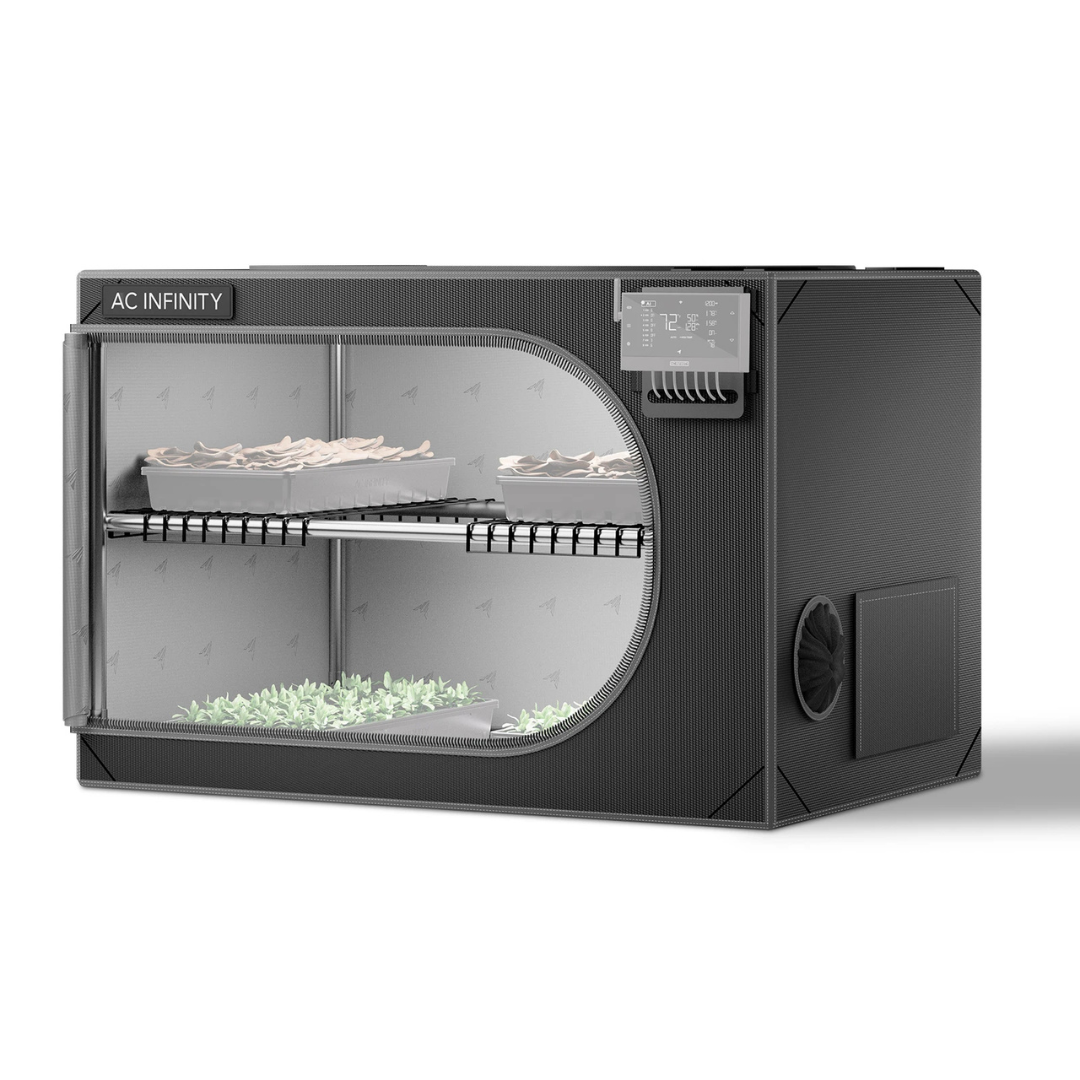 AC Infinity CLOUDLAB Advance Propagation Grow Tent, Support Bars and Shelf Racks 24" x 24" x 36"