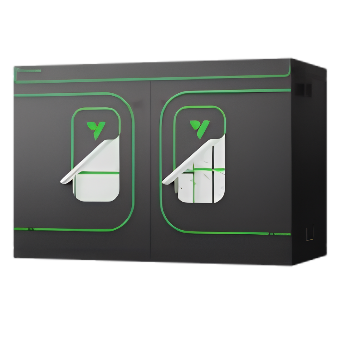 Vivosun Grow Tent Pro 10x5 P105, High Reflective Mylar with 2000D Oxford Canvas & Heavy-Duty Metal Support 120"x60"x80"