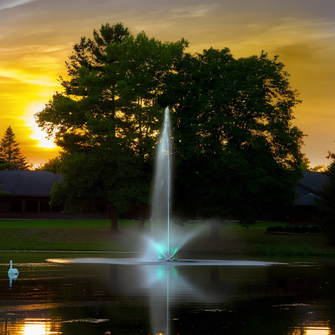 Scott Aerator Skyward Fountain For Medium, Residential Ponds ¾ hp 230 volts