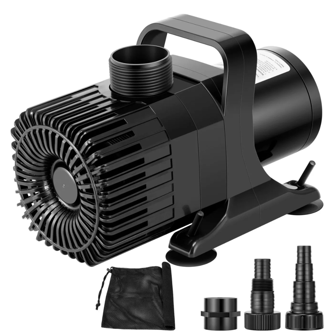 Vivosun 2600 GPH Submersible Water Pump with Barrier Bag, 200W
