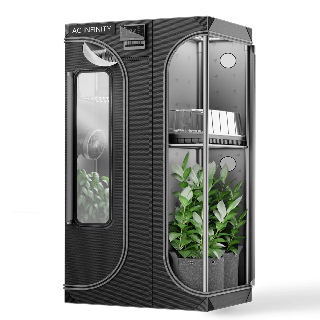 AC Infinity CLOUDLAB 632D, 2-in-1 Advance Grow Tent 3x2, Thickest Poles and Canvas 36" x 24" x 72"