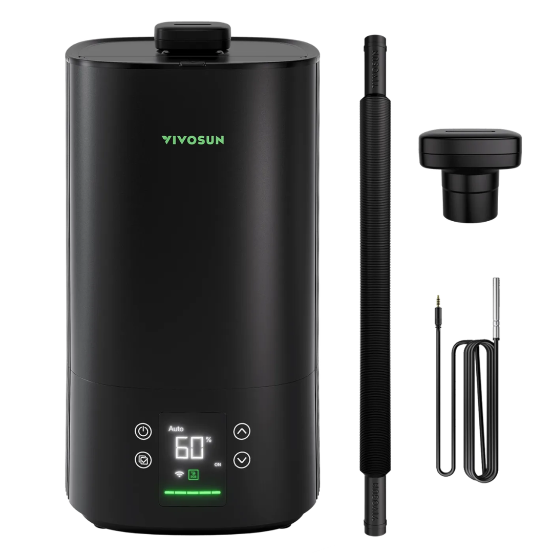 Vivosun AeroStream H05 Intelligent Wi-Fi Humidifier, 1.32 Gal / 5 L Humidifier with Temp & Humidity Probe, Smart Remote Control, Designed for Growers