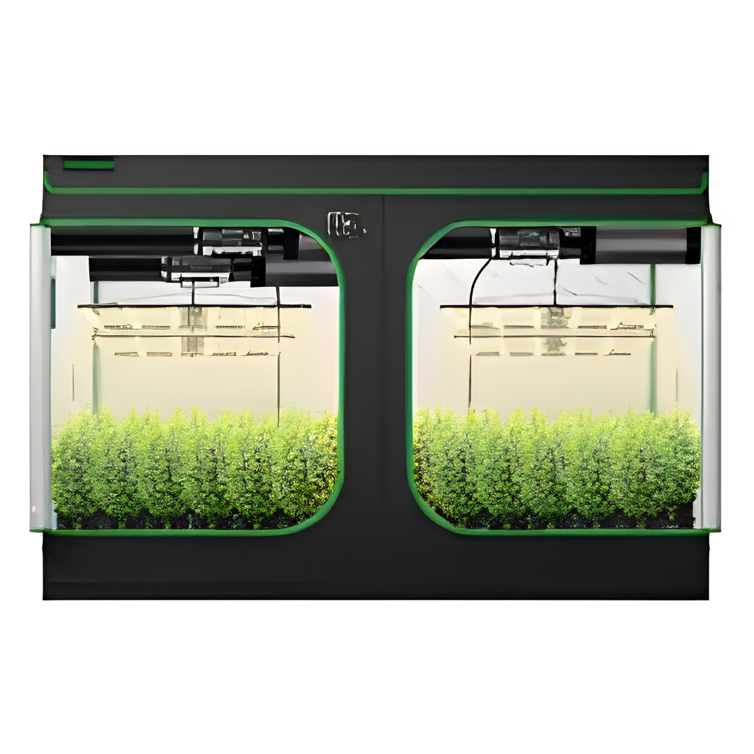 Vivosun Smart Grow Tent Kit 10x10 Complete Indoor Grow System with Smart Controller, Full-Spectrum LED Grow Light & Ventilation Automation System, 1680D Mylar Tent 120"x120"x80"