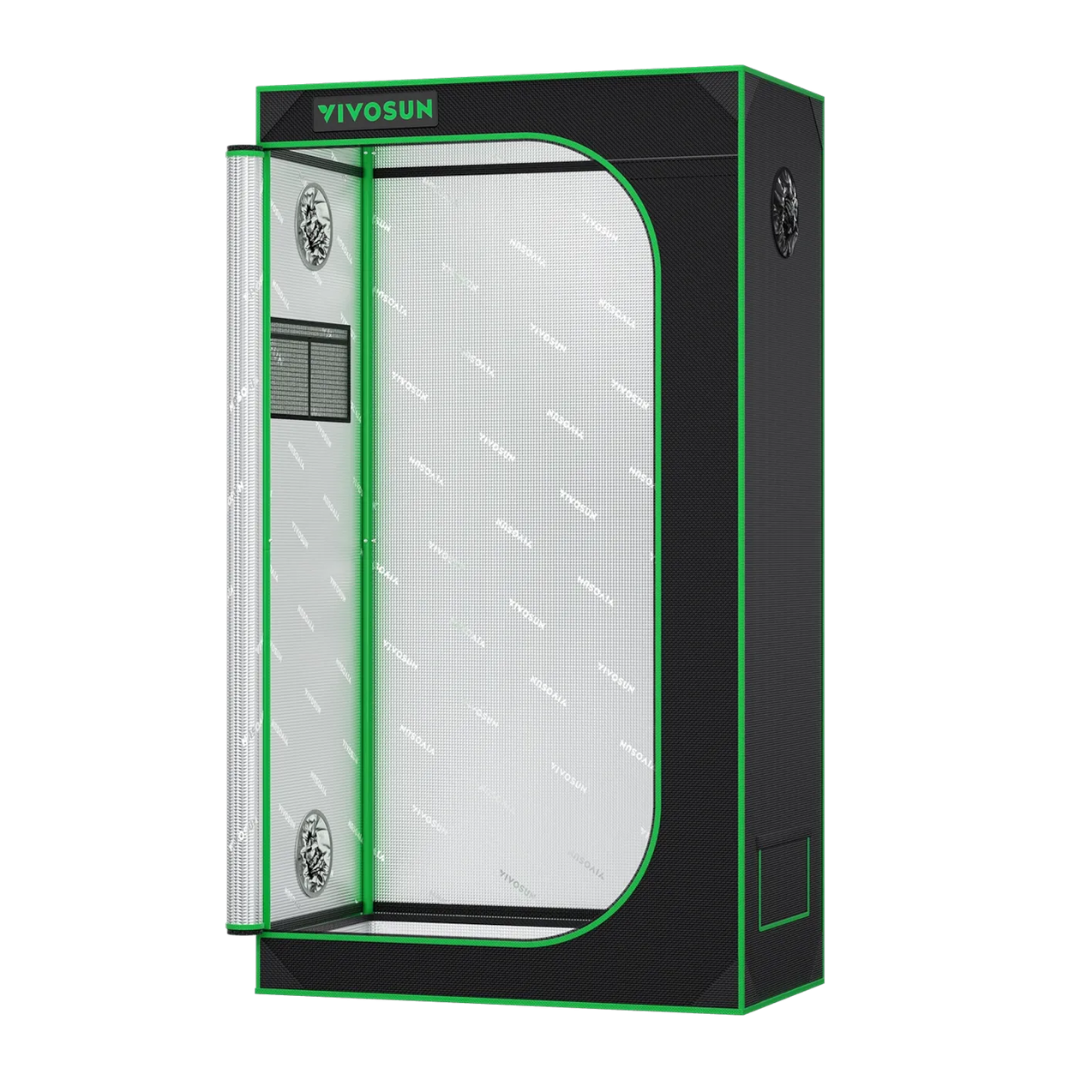 Vivosun Grow Tent 2x3 S326, 1-2 Plants Use, 600D Light-proof Oxford, 20″ x 36″ x 63″, For Indoor Plants Growing