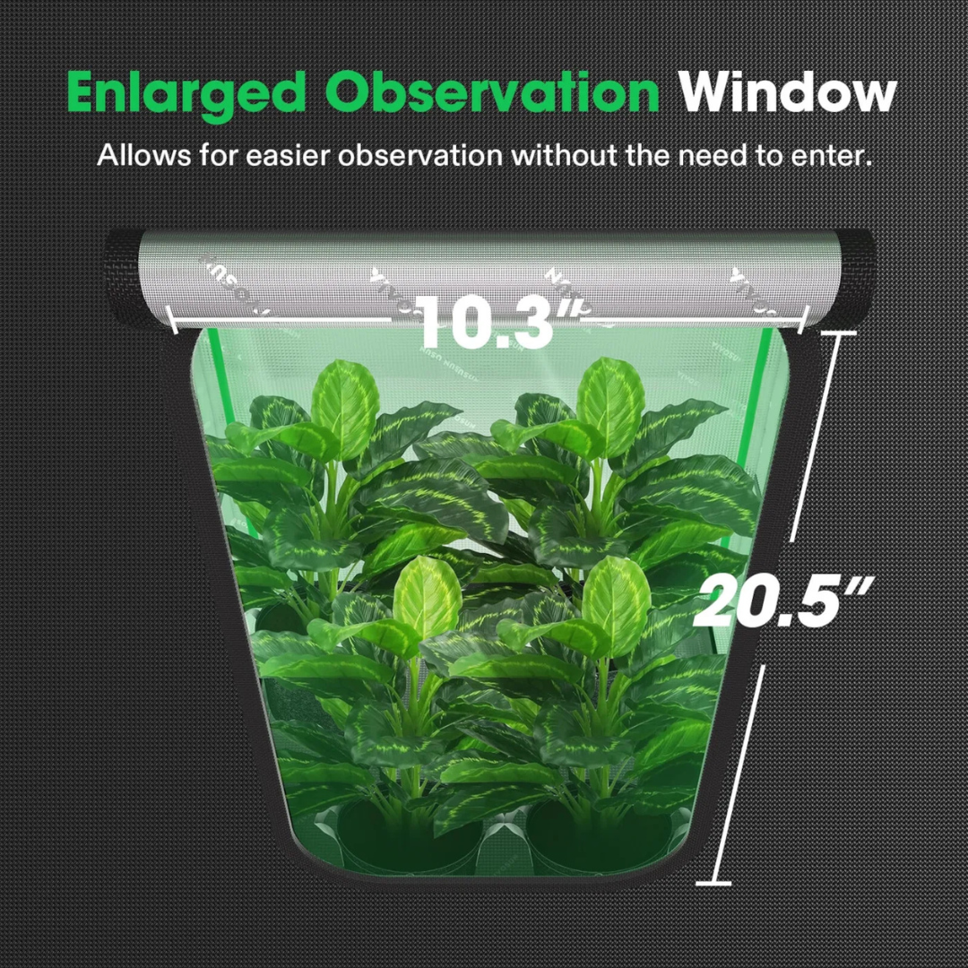 Vivosun Grow Tent Pro 2x2 P224, 1-2 Plants Use, Large Front Window, 24″ x 24″ x 48″, For Indoor Plants Growing