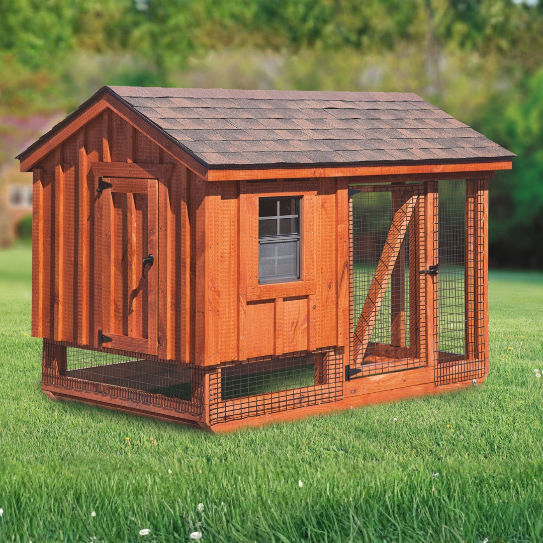 Bird in House 5×7 A-Frame Combination Chicken Coop