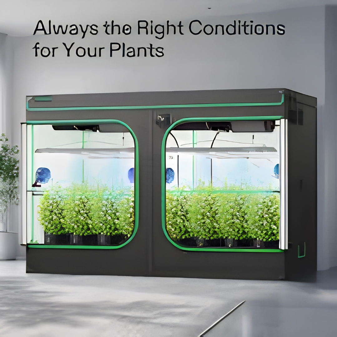 Vivosun Smart Grow Tent Kit PRO 10x5 Indoor Grow System with 2-in-1 Tunable Spectrum LED Light, Smart GrowHub Automation, Efficient Ventilation & 360° Airflow, 2000D Mylar Tent 120"x60"x80"
