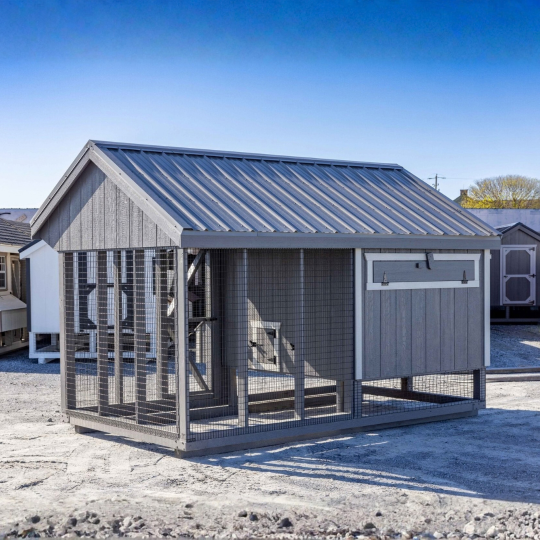 Bird in Hand 7×12 Quaker Combination Chicken Coop