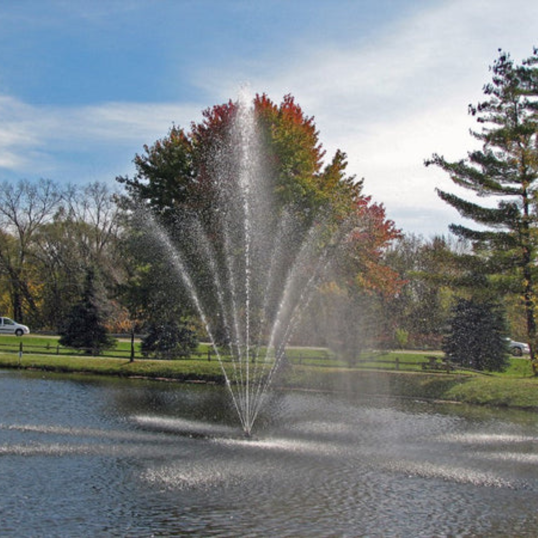 Scott Aerator Atriarch Fountain For Small, Residential Ponds