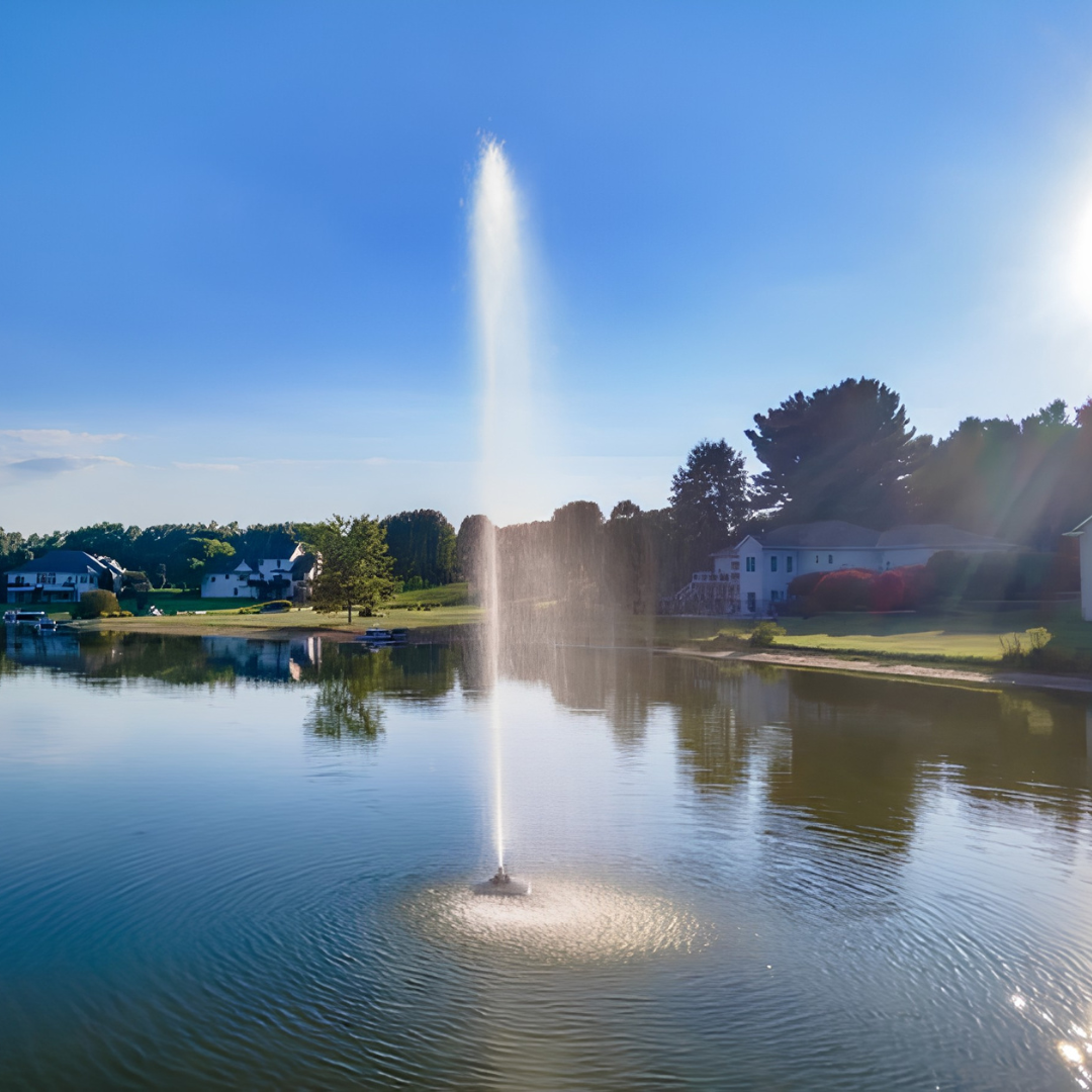 Scott Aerator Gusher Fountain For Small, Residential Ponds  ½ hp 115 volts