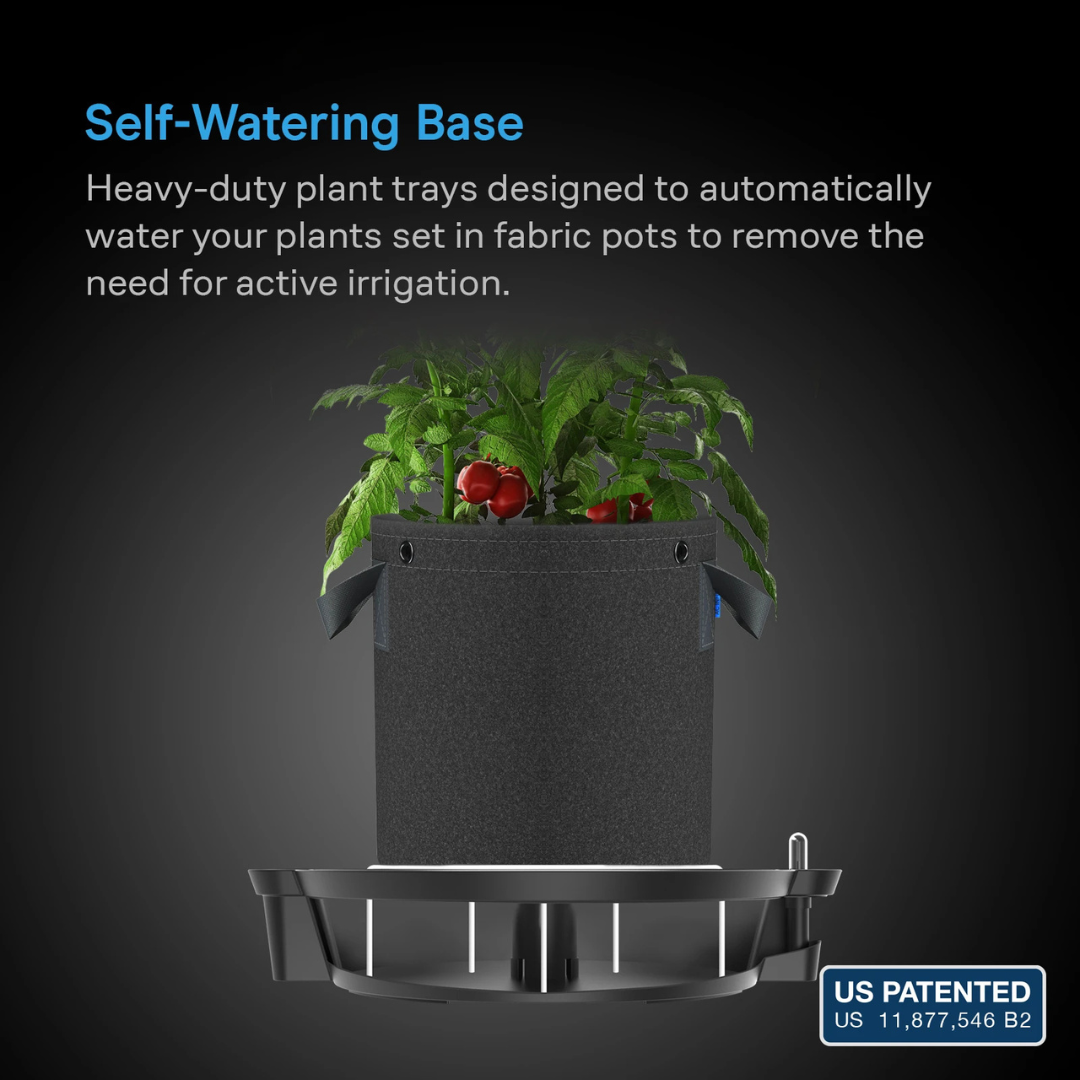 AC Infnity Self-Watering Fabric Pot Base XL, 4-Pack