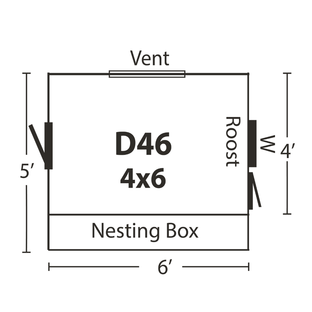 Bird-in-Hand 4×8 Dutch Chicken Coop