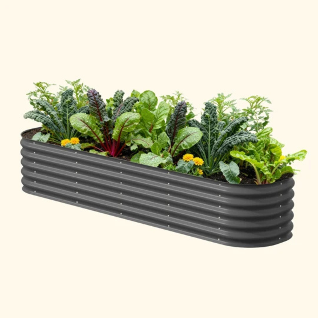 Vego 17" Tall 9 In 1 Large Modular Metal Raised Garden Bed Kit
