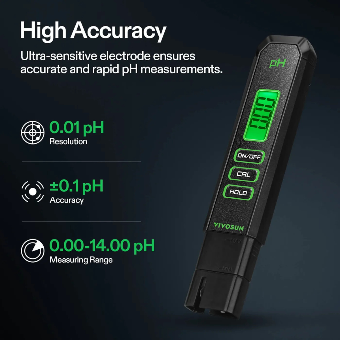 Vivosun Comprehensive Water and Soil Testing Combo for Home, Garden and Hydroponics