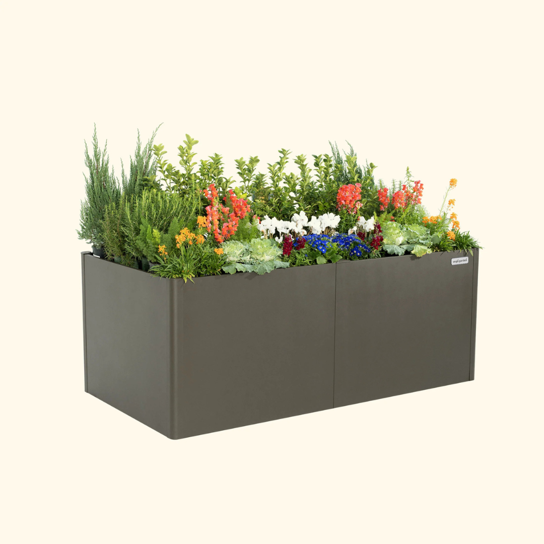 Vego 32" Extra Tall Modern Pro 42" x 83" Metal Raised Garden Bed