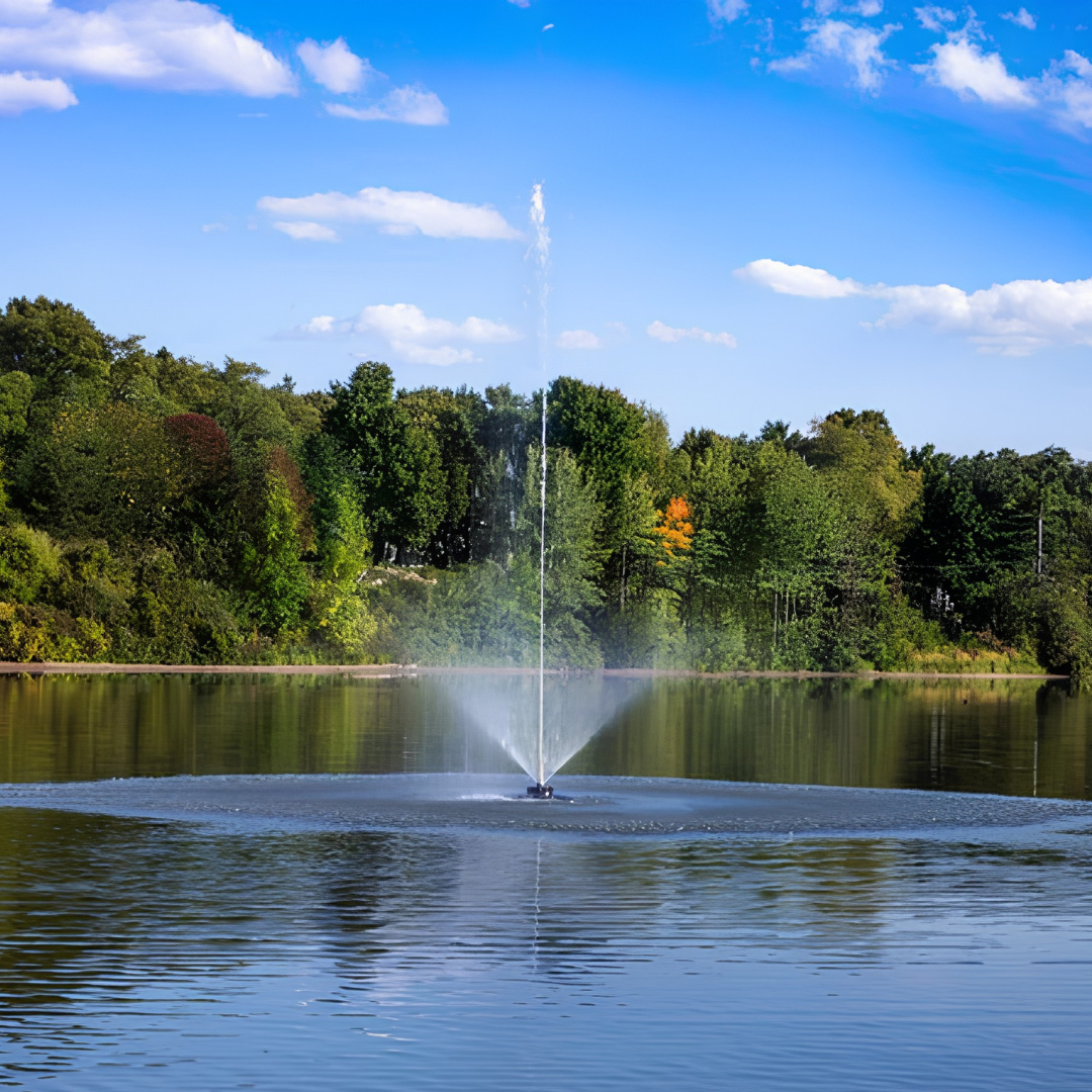 Scott Aerator Skyward Fountain For Small, Residential Ponds  ½ hp 115 volts