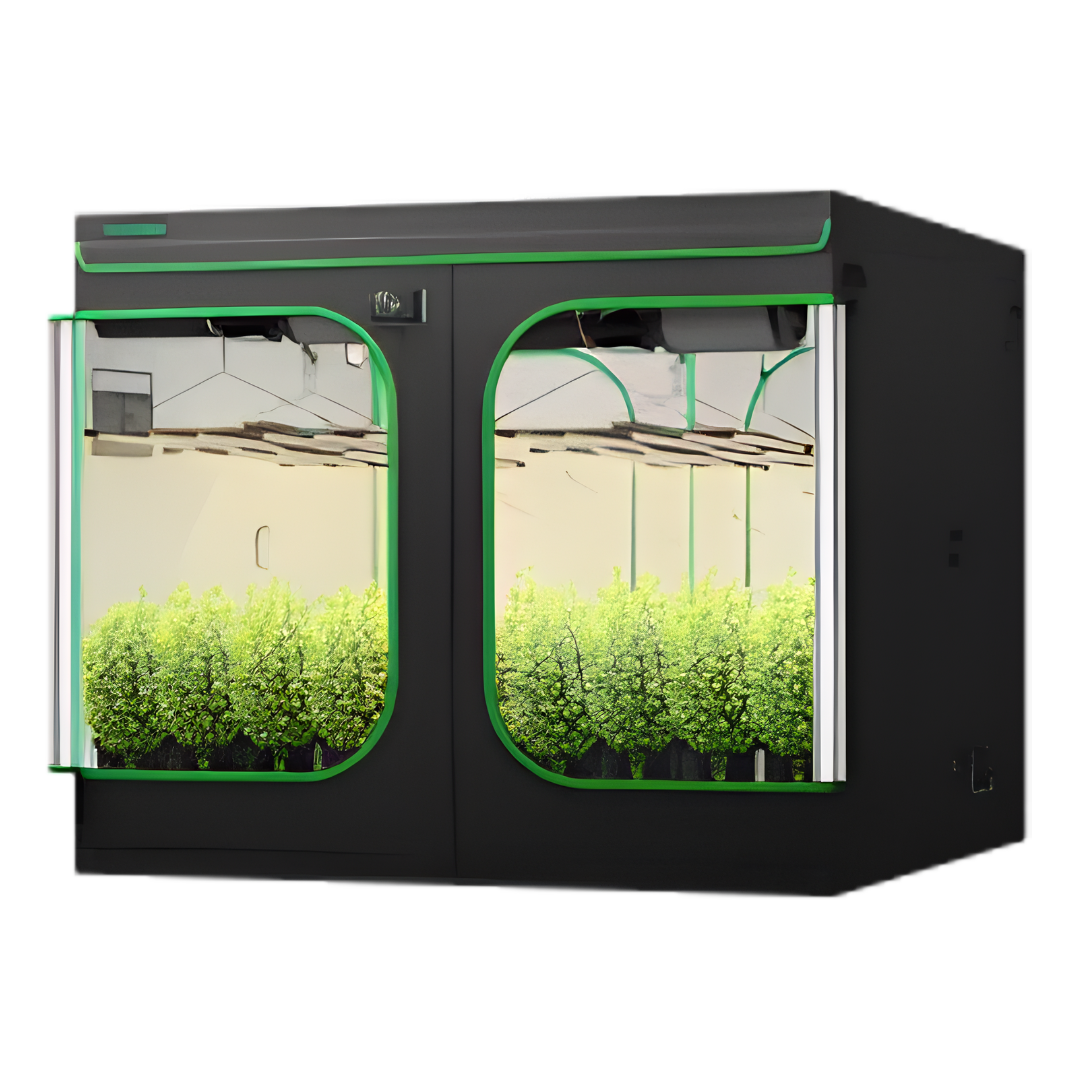 Vivison Smart Grow Tent Kit 10x5 Complete Indoor Grow System with Smart Controller, Full-Spectrum LED Grow Light & Ventilation Automation System, 1680D Mylar Tent 120"x60"x80"