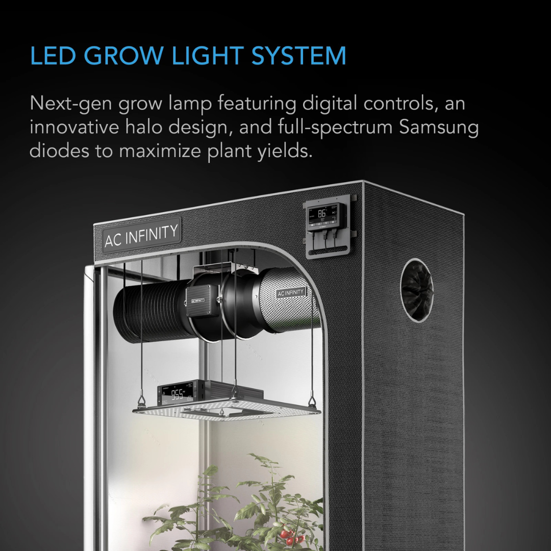 AC Infinity IONGRID T24, Grow Light 260W, Full Spectrum LED 2x4 Coverage