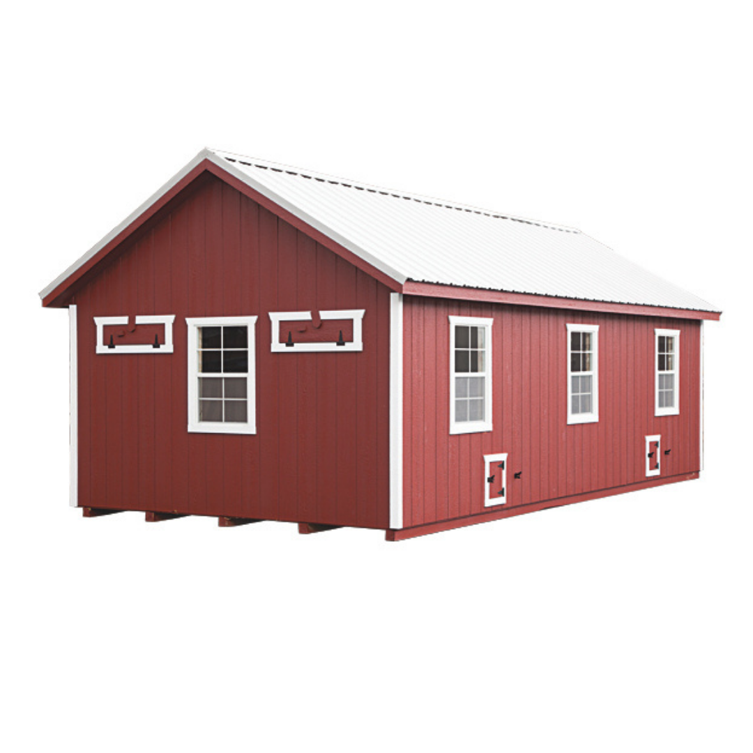 Bird-in-Hand 12×24 A-Frame Chicken Coop