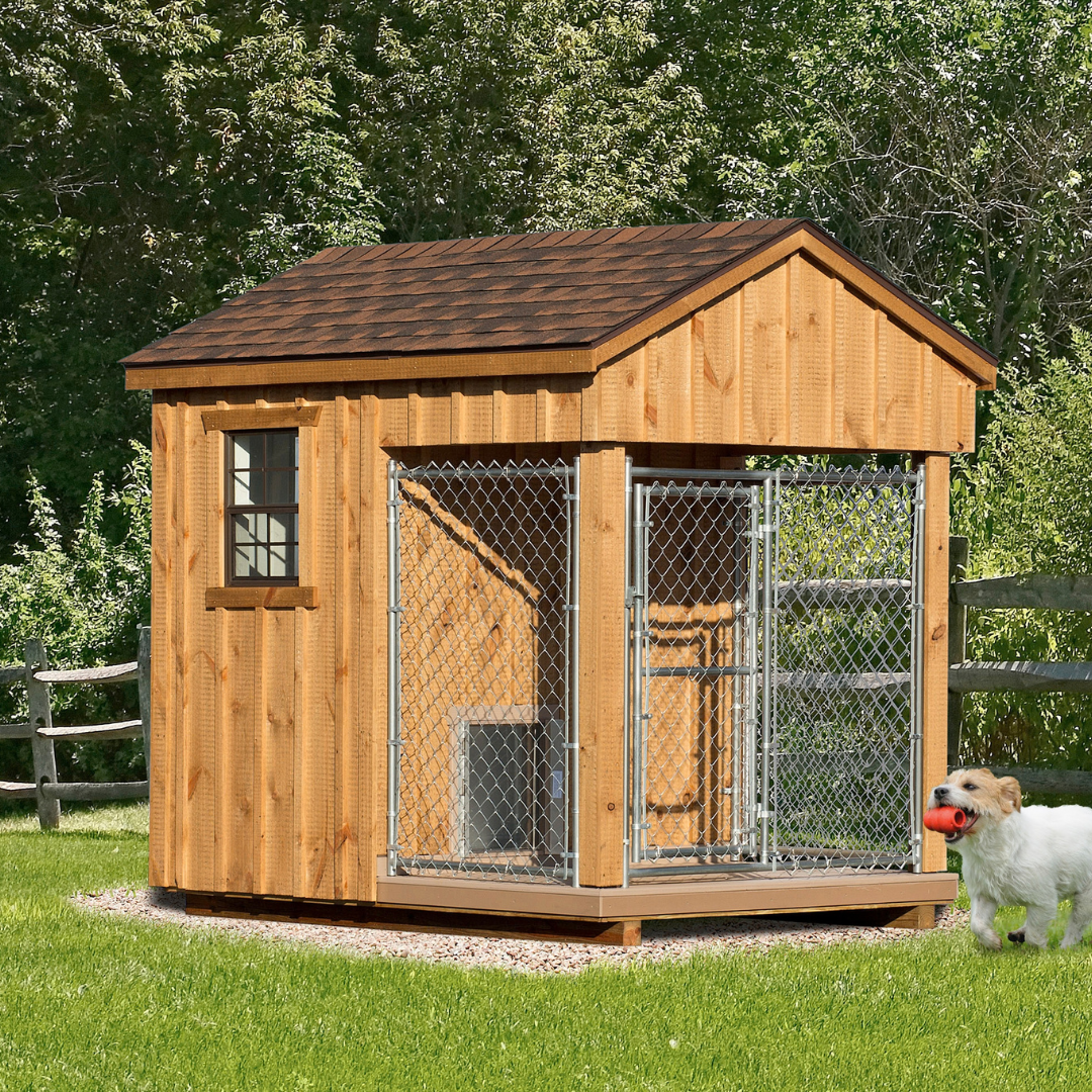 Bird in Hand 6×8 Single Dog Kennel