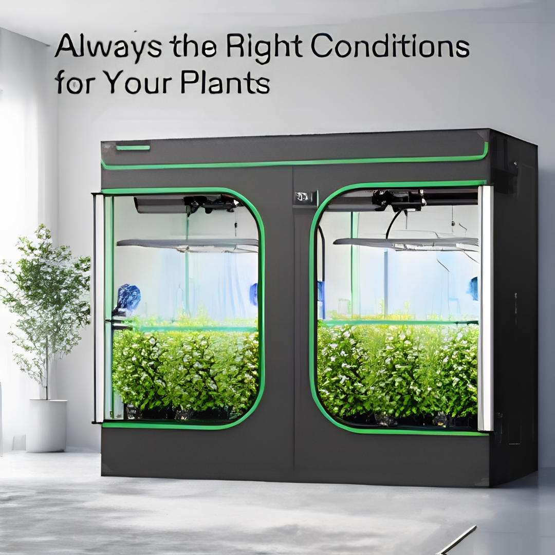 Vivosun Smart Grow Tent Kit PRO 8x4 Indoor Grow System with 2-in-1 Tunable Spectrum LED Light, Smart GrowHub Automation, Efficient Ventilation & 360° Airflow, 2000D Mylar Tent 96"x48"x80"
