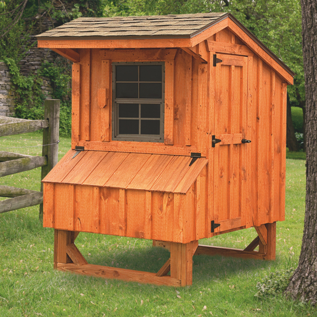 Bird-in-Hand 4×4 Quaker Chicken Coop