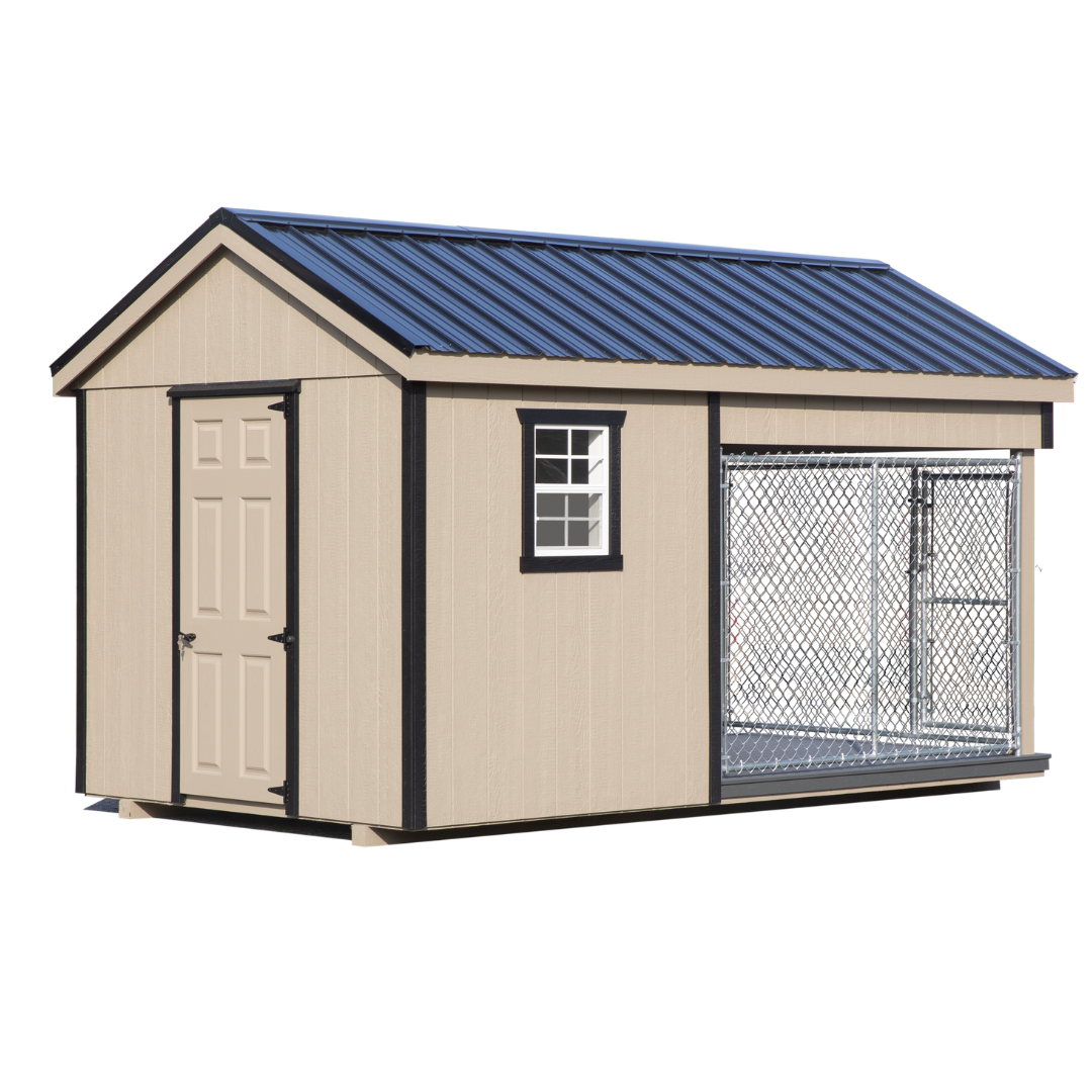 Bind in Hand 8×14 Single Dog Kennel