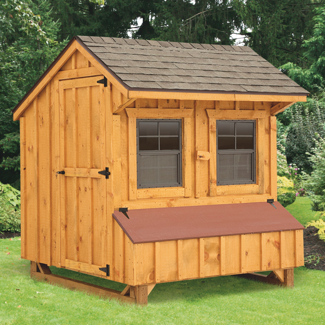 Bird-in-Hand 5×6 Quaker Chicken Coop