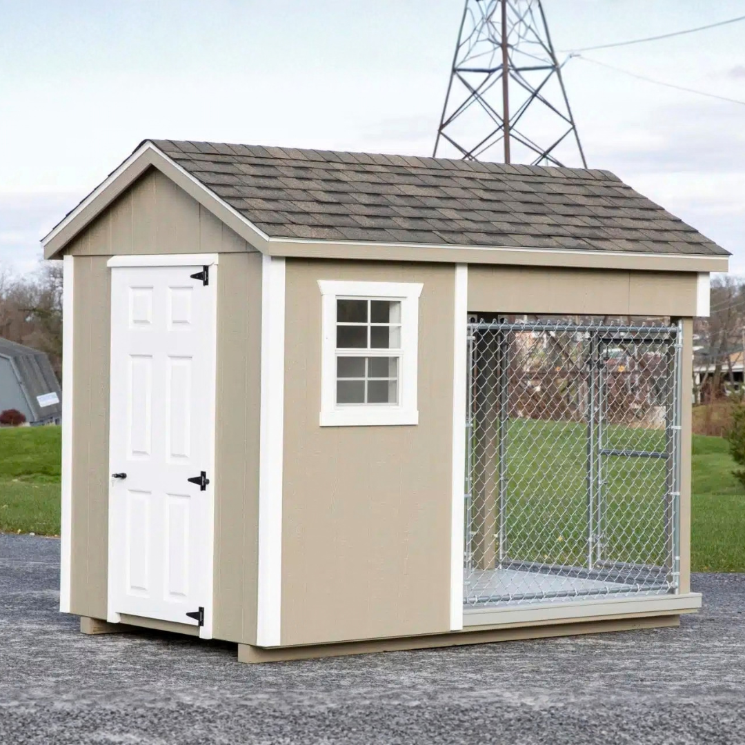 Bird in Hand 6×10 Single Dog Kennel