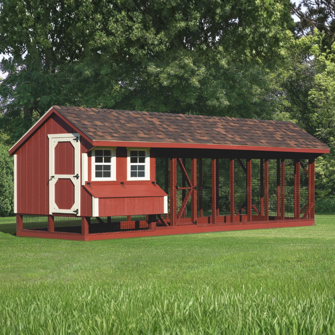 Bird in Hand 7×28 Quaker Combination Chicken Coop